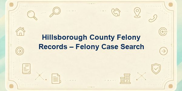 Hillsborough County Felony Records – Felony Case Search