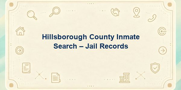 Hillsborough County Inmate Search – Jail Records